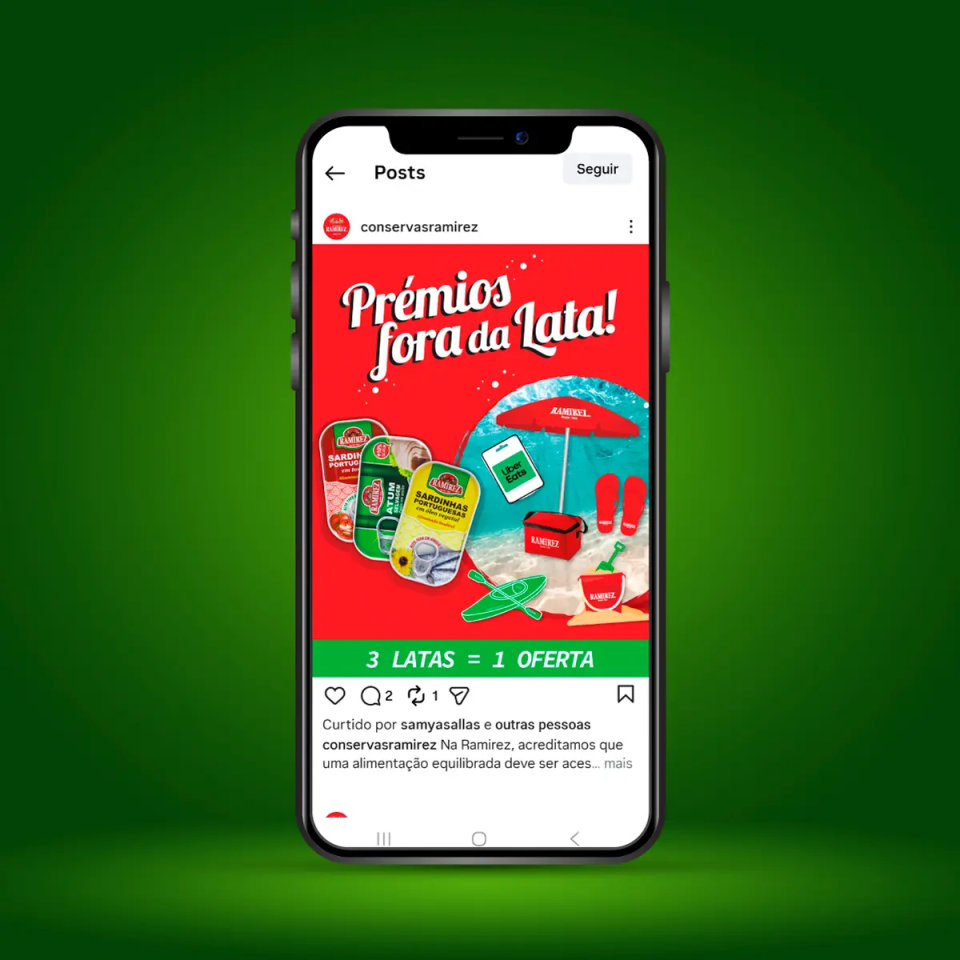 prémios fora da lata