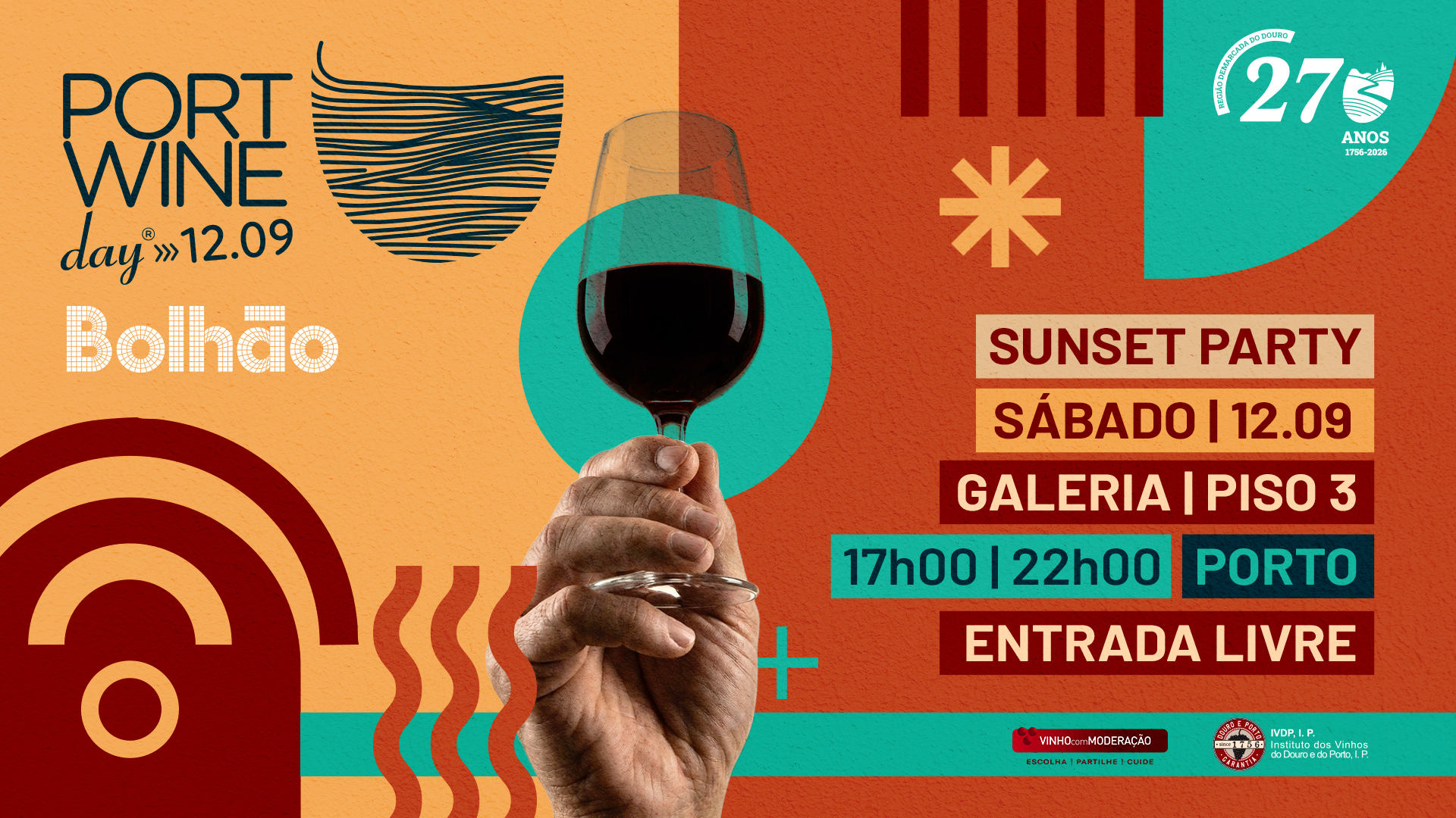 evento Douro + Sustentável e Sunset Port Wine Day